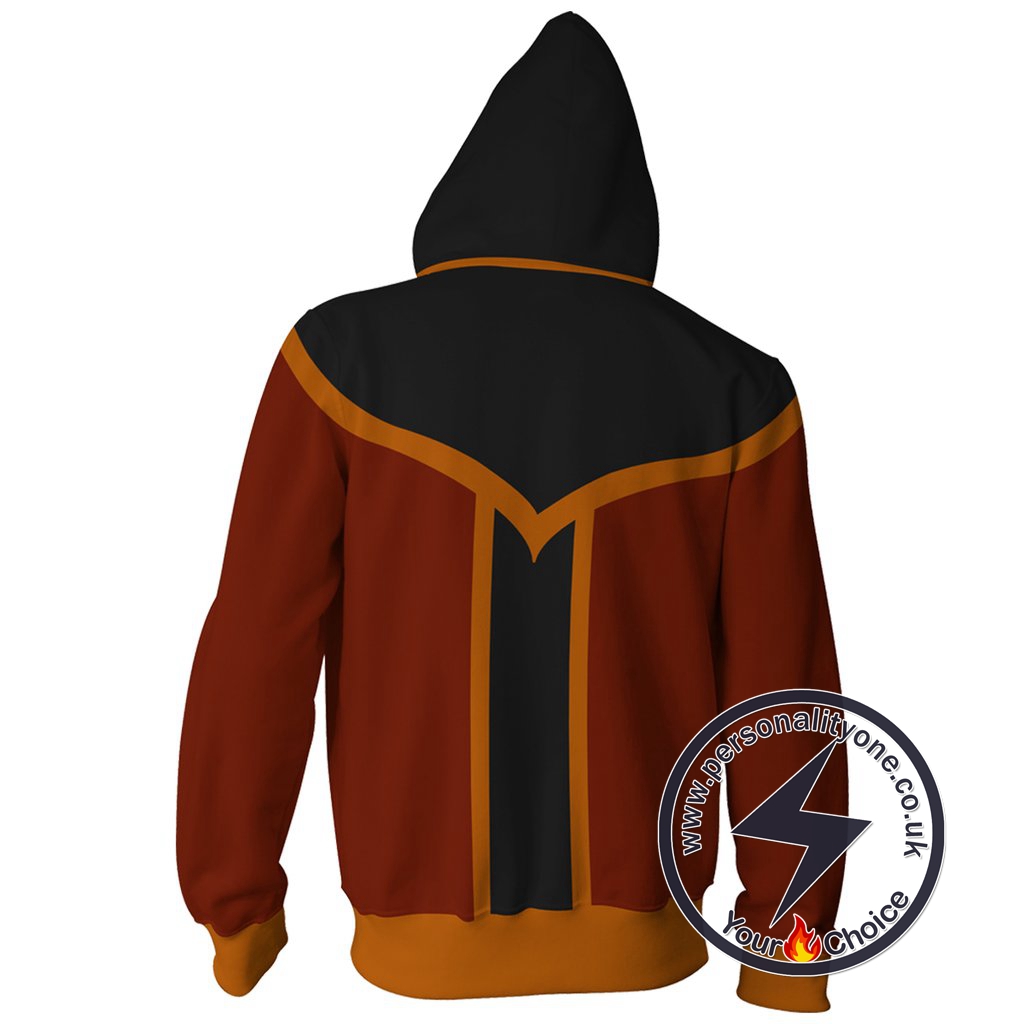 Avatar The Last Airbender Zuko Zip Up Hoodie Jacket